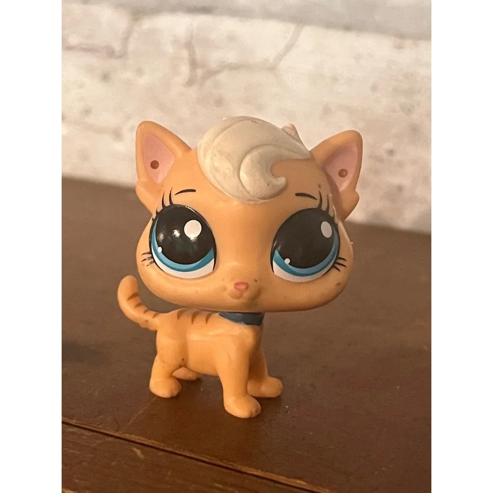 Littlest Pet Shop LPS #3877 Meow Meow Milkone Peach Kitty‎ Cat